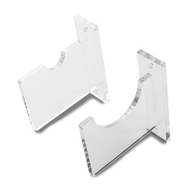 CNNELL Clear Acrylic Baseball Bat Wall Mount Hanger Rack Alternative to Display Case