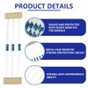 Innfeeltech 100 Pcs 1/4W 1% Tolerance 120 Ohm Metal Film
