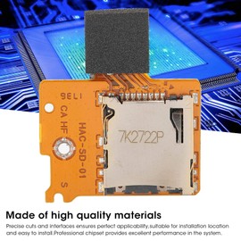 PUSOKEI Replacement Memory Card Slot for Switch NS Console SD TF Card Slot Reading Card