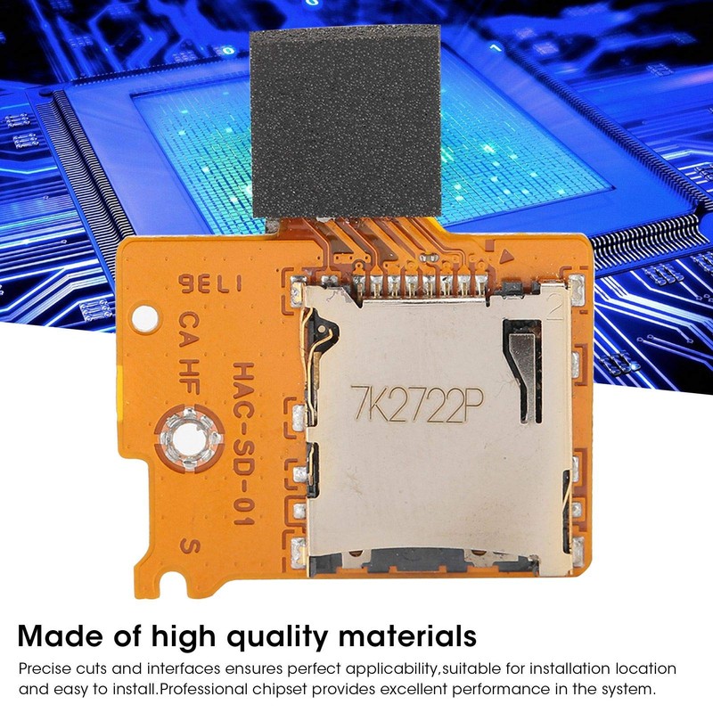 PUSOKEI Replacement Memory Card Slot for Switch NS Console SD