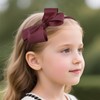 phnydreg Girl Dark Red Hair Bow Accessories 18 Pieces Uniform