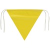 And Triangle Flag Sign Yellow Solid 652 – A