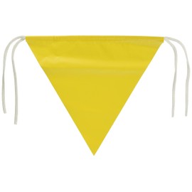 And Triangle Flag Sign Yellow Solid 652 – A