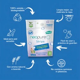 Detergente Ecológico En Tiras Láminas Eco Biodegradables