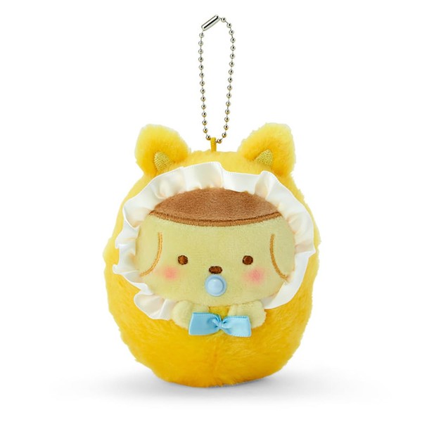 Sanrio 978680 Sanrio Mascot Holder, Pompompompurin, Pudding, 3.9 x 2.9