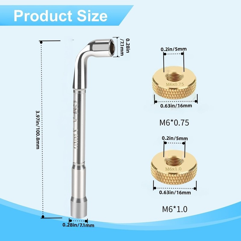 STPCTOU Natural Gas Orifice Nozzle Conversion Kit，Propane to Natural Gas