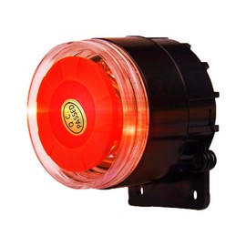 Taikuwu 12V Wired Security Siren with 120dB Alarm & Red LED Strobe Light – Outdoor/Indoor Alarm System for Homes, Garages & Commercial Buildings ﻿