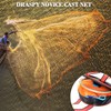 FREGITO Cast Net with Aluminum Ring, American Cast net, Hand