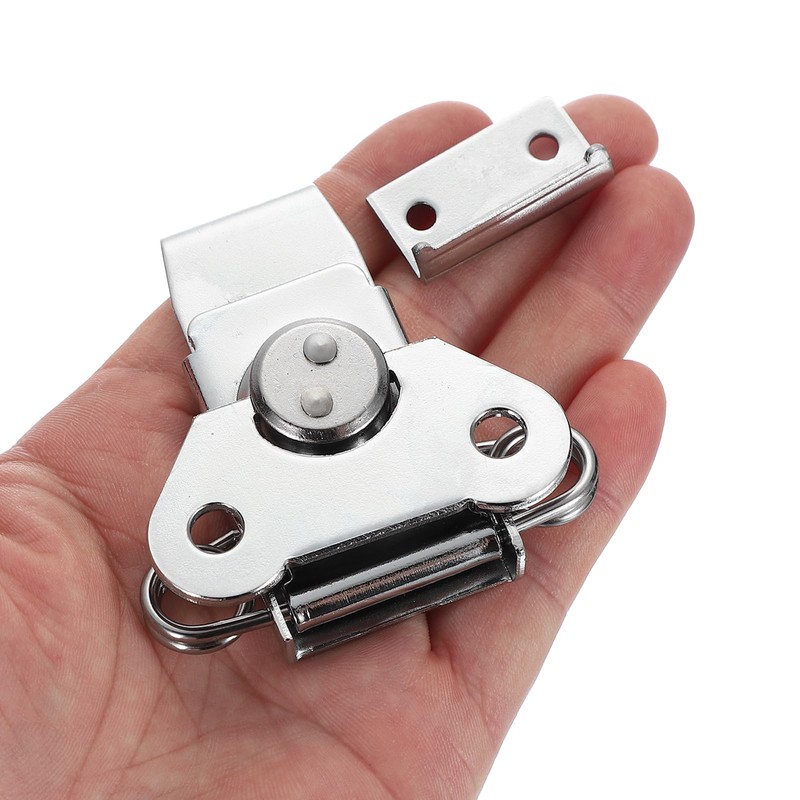 PATIKIL Spring Loaded Small Butterfly Twist Latch 3.1"x2.6", 2 Pack