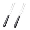 2 Pcs Carving Forks Pot Forks Stainless Steel Meat Serving