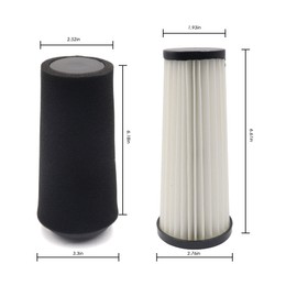 4 Pack Filters Compatible with Dirt Devil Style F112 Endura Replacement Odor Trapping Filter,UD20120NC, UD70161, UD70164, UD70174，Compares to AD47936