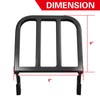 NOVALLA Detachable Sissy Bar Backrest Luggage Rack Fit for Harley