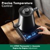 Electric Kettle, HIYAKOI Gooseneck Electric Kettle with Temperature Control, Pour