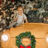 Christmas Wreath for Car, Truck or Festival Decoration LED Artificial
