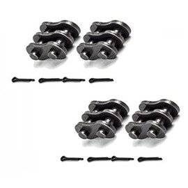 Jeremywell 4 Pieces BL834 Leaf Chain, Connecting Links, for Forklift Chain, ANSI Standard