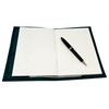 NELUHA Notebook A5 Blank Refillable Teak Leaves Vegan Sustainable Leather