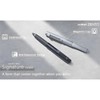 Ballpoint Pen Uni-Ball One zento 0 5mm Signature Metallic Black