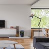 LEPOWER Metal Floor Lamp, Adjustable Swing Arm Floor Lamps with