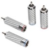 4Pcs RCA Sound Plug Chrome Plated Welding Phono RCA Male