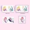 100Sheets Mermaid Temporary Tattoos Birthday Themed Party Supplies Decoration Favors