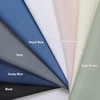 OVZME Zora 84 Inch Shower Curtain Set with 12 Plastic