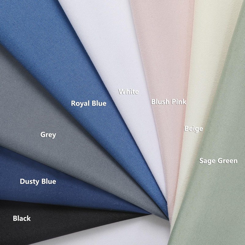 OVZME Zora 84 Inch Shower Curtain Set with 12 Plastic