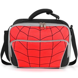 Kids Lunch Box Boys Spider Lunch Bag School Insulated Lunchbox Spiderweb Lunch Box Reusable Snack Boxes Meal Prep Bag for Kid Boy Girls Men