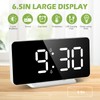 KeeKit Digital Alarm Clock, LED Alarm Clock with 6.5’’ Large