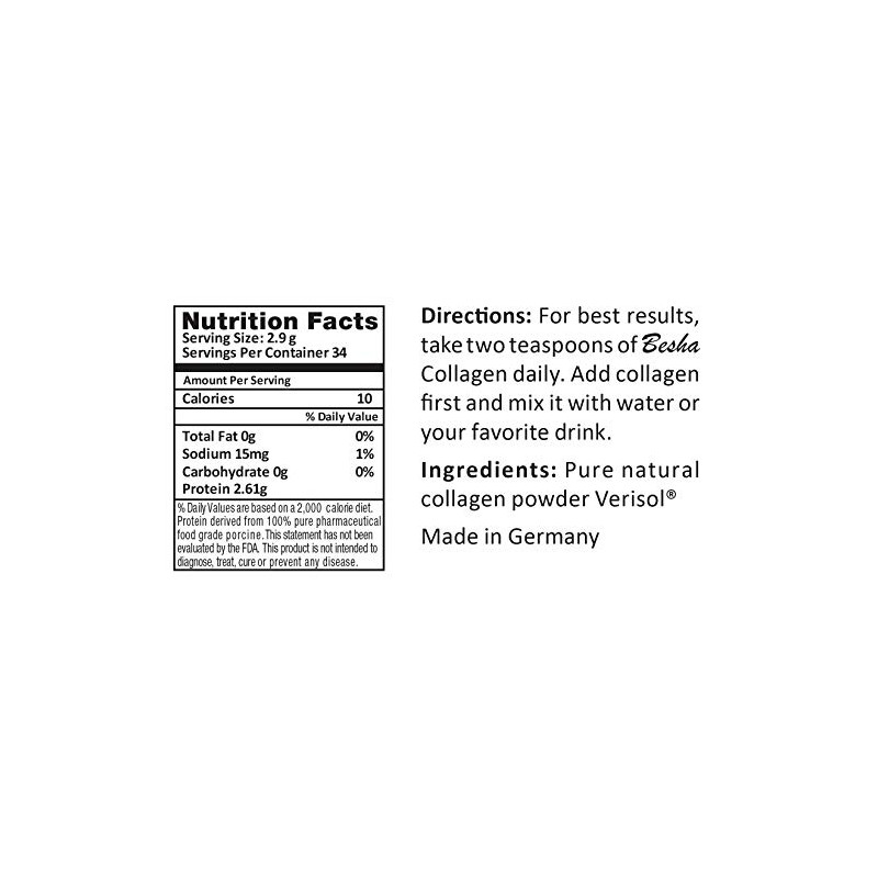 Verisol - Collagen Bioactive Peptides (Natural Collagen Powder) Made in