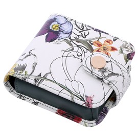 kilofly Genuine Leather Double Lipstick Case Cosmetic Makeup Holder + Gift Box