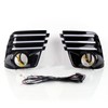 ECAHAYAKU LED Front Bumper DRL Fog Light With Sequential Turn