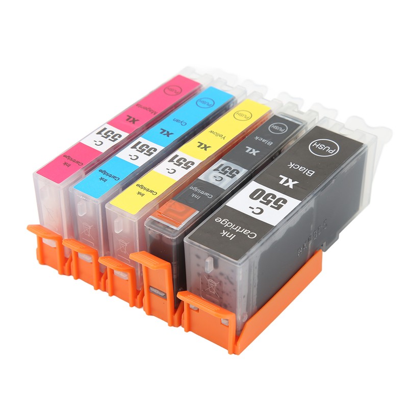 Printer Ink Cartridge Set No Fading Accurate Ink Cartridge Replacement