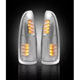 Unbranded RECON CLEAR LED MIRROR LIGHTS LENS FOR 03-07 FORD F250 F350 F450 SUPER DUTY B