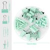 Rumyve 72PCS Binder Clips and Push Pins Set - Office