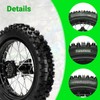 XIKOBY 12'' Wheel & 80/100-12 3.00-12 80x100x12 Rear Dirt Bike