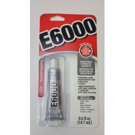 E6000 Multiuse Industrial Strength Adhesive -Clear - 0.5oz Tubes (10 pack)