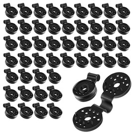 Plastic Sun Shade Sail Clips, 60 Pieces Plastic Clips for Protective Cloth, Shade Tarp Hooks, Plastic Clip with Reusable Eyelet, Rustproof, for Greenhouses, Gardens, Agriculture