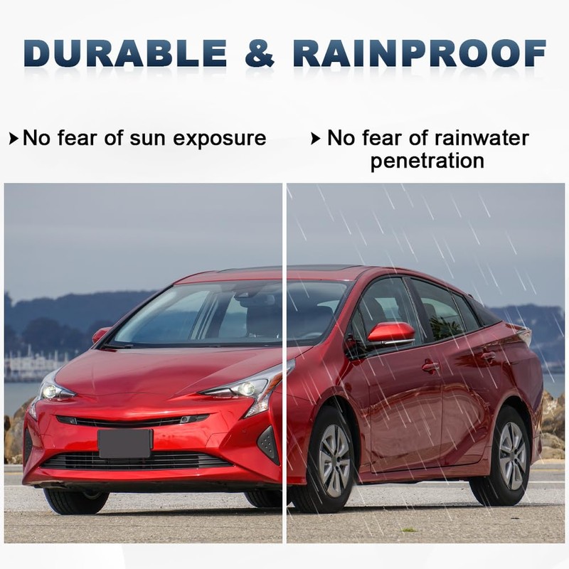 QCESEV Roof Drip Molding Strips Weatherstrip Compatible with Toyota Prius