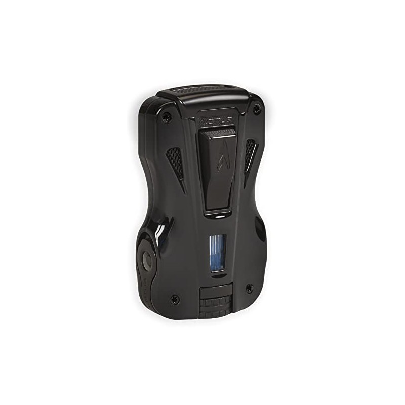 Lotus GT Cigar Lighter with Double Pinpoint Wind-Resistant Torch Flames,