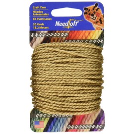 Cottage Mills Needloft Craft Yarn 20 Yards-Camel