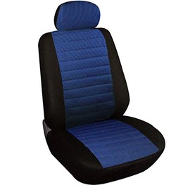 WOLTU Seat Cover Car Single Seat Cover Universal Size Set of 1 Black/Blue