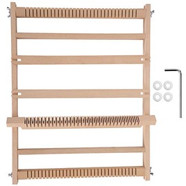 Ichiias DIY Weaving Loom, 45 X 35 X 2.2cm Weaving, Kits Set Weaving Looms for Mats Scarves Carpets Tapestries