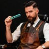 Dual-Size Barber Finger Spin Comb Set, 2-Piece Professional Trick Styling