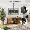 Gibbon Mounts TV Ceiling Mount, Height Adjustable TV Mount Bracket,
