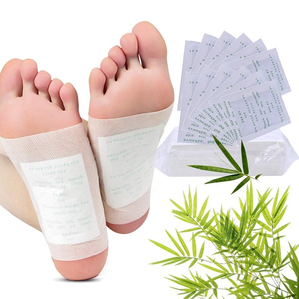 Foot Pads, Fanspack 100Pcs Foot Pads Pain Relief Health Care Foot Care Pads with 100Pcs Adhesive Sheets