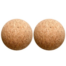 Wooden Cork Ball Stoppers 2.4inch Wine Cork Ball Replacement Practical Cork Ball Stopper 2pcs/set For Wine Bottles Wine Accessories