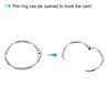 PATIKIL 3.5" x 2" Blank Flash Cards with Rings, 300