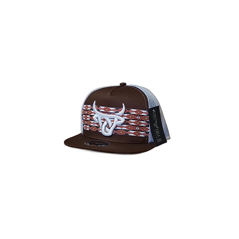 LOST CALF 3D Logo Brown White - Hats Cap