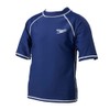 Speedo SD65J15 Rash Guard, Children, Kids, Junior Half Sleeve, Rash
