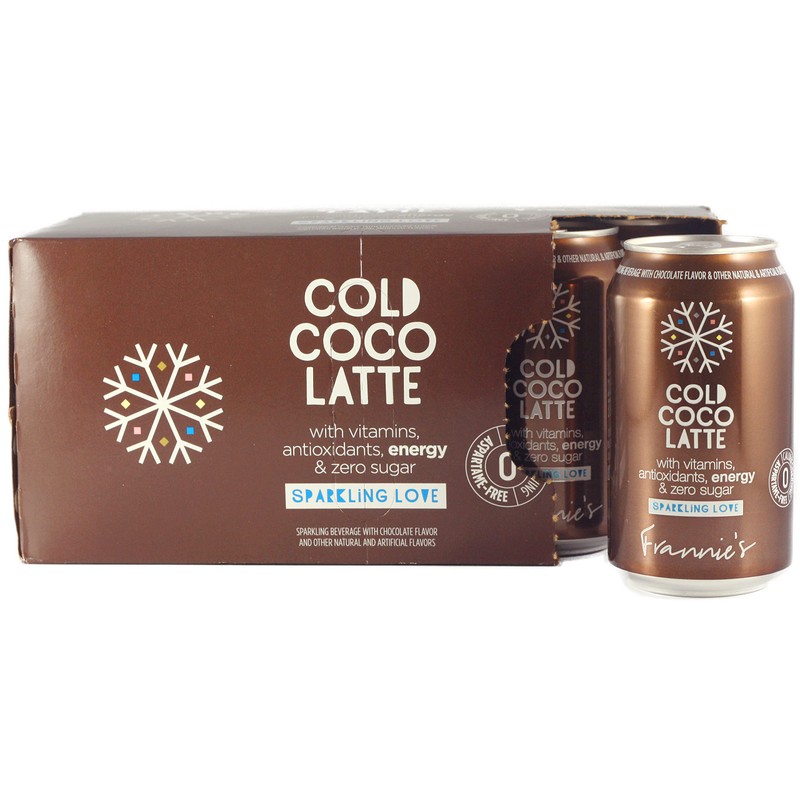 AmishTastes Frannie’s Sparkling Cold Coco Latte, Protected With High-Density Foam,